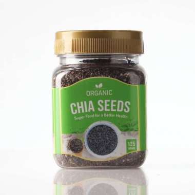 Organic Chia Seeds Premium / Organic Chia Seed Premium 125gr / Black Chia Seed Organik