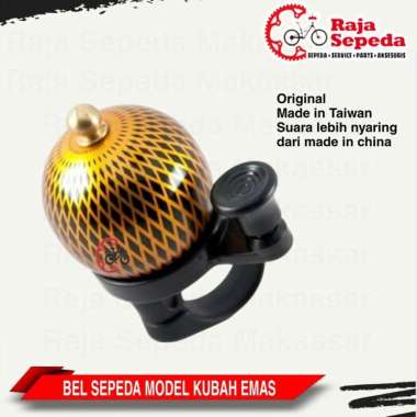 BEL SEPEDA SUPER NYARING MODEL KUBAH EMAS ORIGINAL TAIWAN