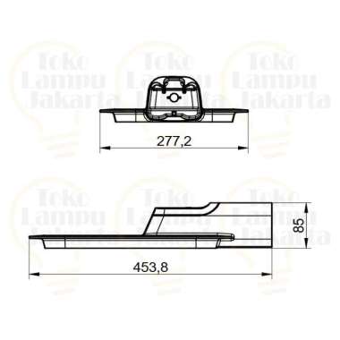 BRP131 LED 100 / CW 100W & BRP 130 LED 70/CW 70W 220-240V Putih BRP 131 100W