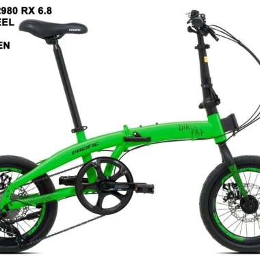 SEPEDA LIPAT PACIFIC 2980 RX 6.8 DISCBRAKE 16INCH GOJEK GREEN