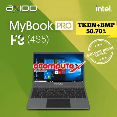 LAPTOP AXIOO MYBOOK PRO F3 (4S5) i3 RAM 4GB 512GB 14"INCH FHD IPS TKDN GARANSI RESMI