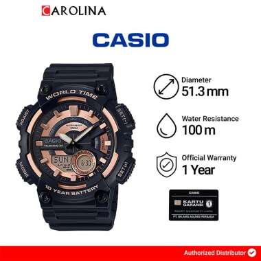 Jam Tangan Casio AEQ-110W-1A3 Pria [ Jakarta ]