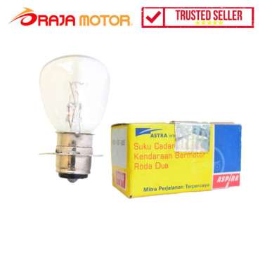 Raja Motor Aspira Lampu Motor Bohlam Depan Honda GL Pro 12V 35W