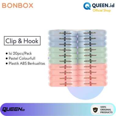 BONBOX BCH21204 Klip Jemuran Baju Plastik Jepitan Laundry Anti Slip