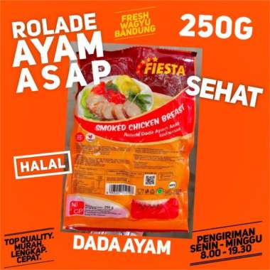 Promo Harga Fiesta Smoked Chicken Breast 250 gr - Blibli