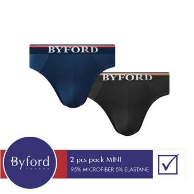 Byford Celana Dalam Pria Mini Briefs 2 pcs / pack - VBYB27M2FS XXL