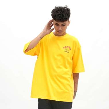 Roughneck RXTKOT001 Mustard Neighbour Flavour Oversize Tshirt Mustard XL