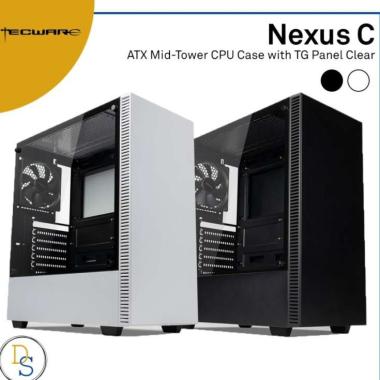 TECWARE NEXUS C | Compact ATX Mid Tower Case WHITE