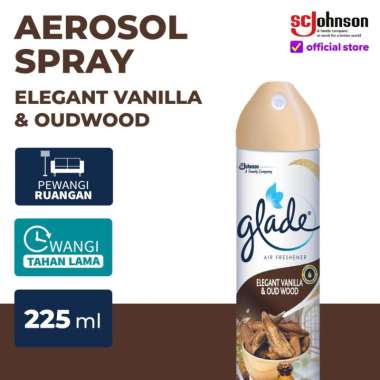 Glade Aerosol Elegant Vanilla & Oud Wood 250ml