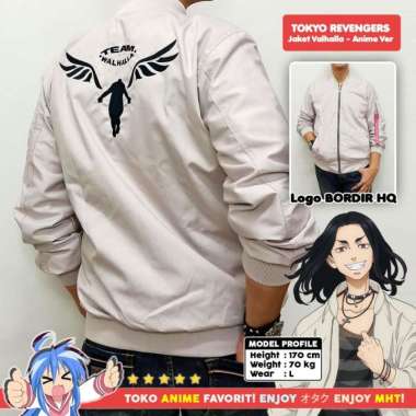 Jaket Bomber Anime Tokyo Revengers Valhalla Keisuke Baji Anime Version L