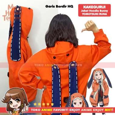 Kostum Cosplay Jaket Parka Anime Kakegurui Runa Yomozuki XXL