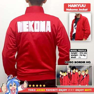 Jaket Anime Cosplay Haikyuu - Nekoma L