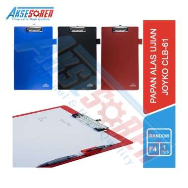 Aksesoren Papan Alas Ujian Joyko [CLB-61] / Clipboard Papan Ujian Sekolah / Alat Perlengkapan Ujian 