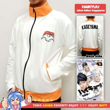 Jaket Anime Haikyuu Schweiden Adlers Kageyama Tobio Kostum Cosplay XXXL