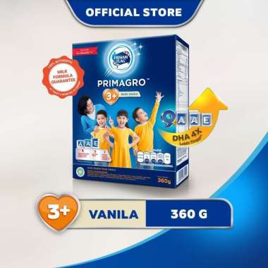 Promo Harga Frisian Flag Primagro 3 Vanilla 360 gr - Blibli