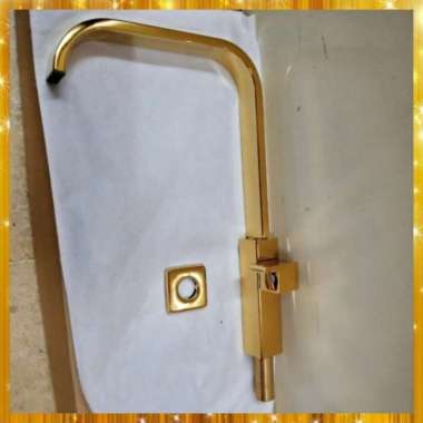 Kran Cuci Piring Gold Kuningan Kotak Minimalis/Kran Meja/Wastafel Gold