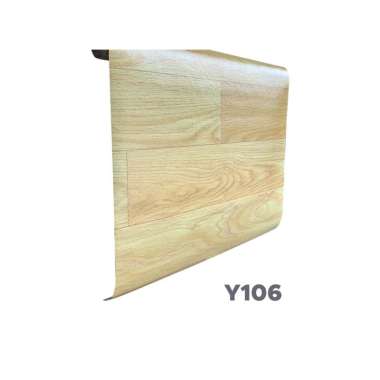 Goto Hoze Vinyl Sticker Karpet Lantai Dinding Motif Kayu Walpaper Roll Y106