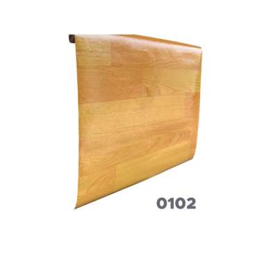 Goto Hoze Vinyl Sticker Karpet Lantai Dinding Motif Kayu Walpaper Roll 0102