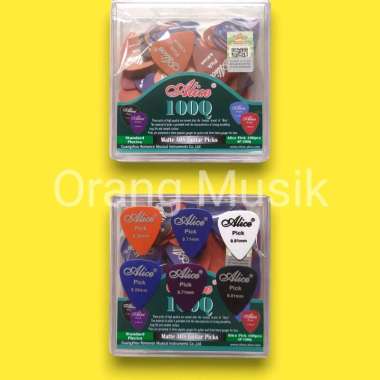 Pick Gitar Alice Original 1 Box isi 100 Pcs - Pick Gitar Pick Bass Pick Ukulele