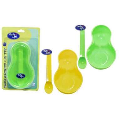 Baby Safe Grinder Bowl With Spoon BS352 PInk