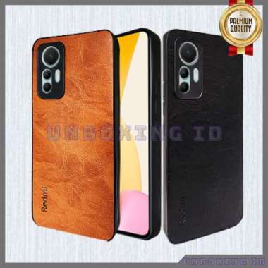 Casing Xiaomi 12 Lite Case Xiaomi 12 Lite Softcase Leather Premium XIAOMI 12 LITE COKELAT