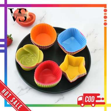 Cetakan cupcake silikon/Cetakan Cupcake KUE Silikon Cetakan Silikon Baking Jelly pudding Muffin Cake