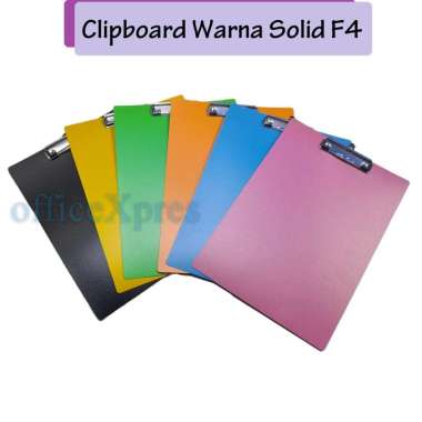 Papan Jalan / Clipboard F4 / Alas Ujian / Papan Ujian / Clip Board A4 Solid Hijau