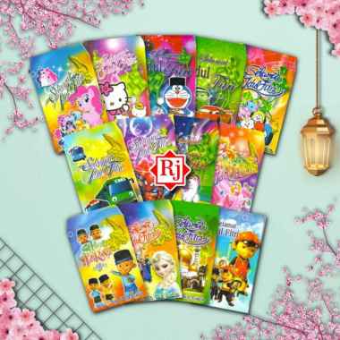 Amplop Lebaran Tema Kartun Ukuran Besar (Isi 10 Pcs) BTS