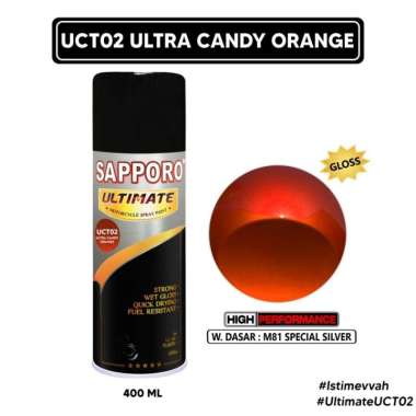 Sapporo Ultimate UCT02 Ultra Candy Orange / Sapporo Spray / Cat Aerosol Terbaik