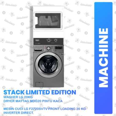 NEW STACK LG 20KG MAYTAG LAUNDRY