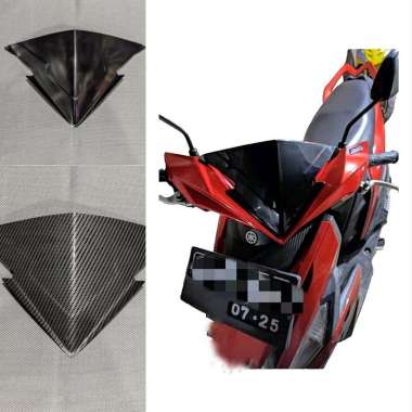 windshield MIO M3 dan MIO Z 125 - visor motor variasi Hitam pekat