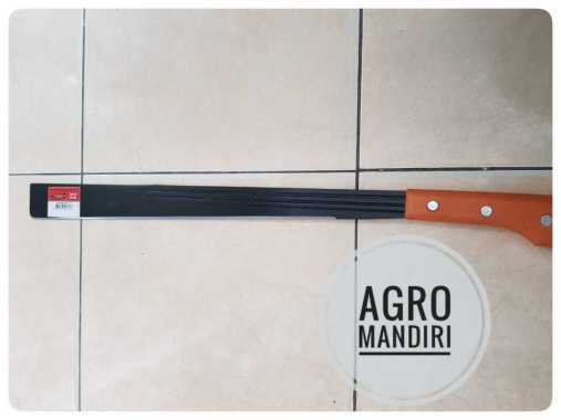 Parang Machette Impor Malaysia Cap Crocodile Besi Baja Tebal dan Kuat Hitam