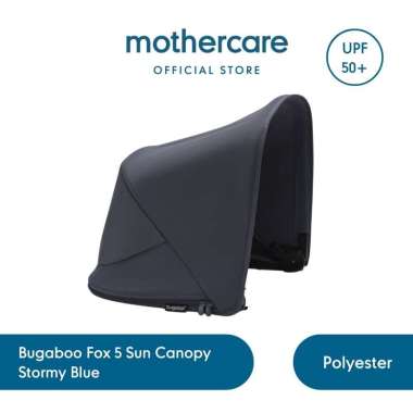 Bugaboo Fox 5 Sun Canopy Stormy Blue - Kanopi Stroller (Biru)