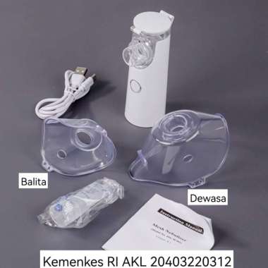 Inhaler Nebulizer Uap Bayi Pilek Asma Portable Dengan Usb / Baterai