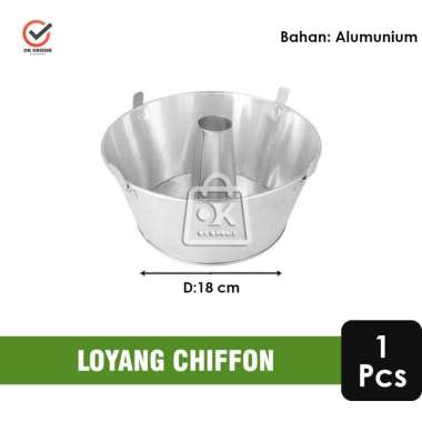 Loyang Chiffon Cake / Loyang Sifon 18 cm (1 pcs)