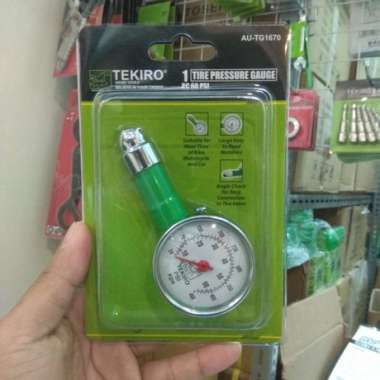 TEKIRO Alat Ukur Tekanan Angin Ban Bulat