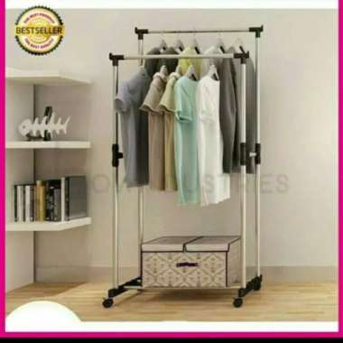 Double Pole Hanger / Gantungan Baju