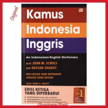 Kamus Bahasa Indonesia Inggris John Echols ( Hard Cover )