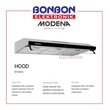 Modena Slim Hood Moderno RX 9632 90cm / RX9632 Cooker Hood