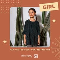 Little X Eight Girl Rechia T-Shirt - Kaos Anak Perempuan