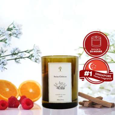 Pristine Lilin Aromaterapi Swiss Chateau 250g - Hotel Series - Aromatheraphy - Wood-Wick - Pengharum