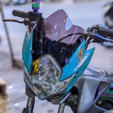 windshield satria fu barong - visor satria f motor variasi smoke