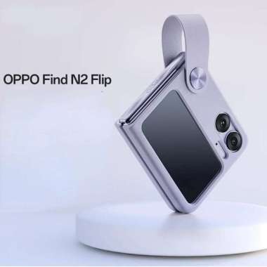 Case OPPO FIND N2 FLIP - Casing OPPO FIND N2 FLIP Case leather Holder FIND N2 FLIP PURPLE