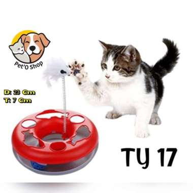 Mainan Kucing Bola Single Track TY17