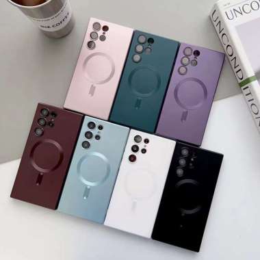 Samsung Galaxy S21 Ultra S21 Plus S21 5G Matte Soft Case Magsafe Premium Lens Casing S21Ultra S21Plu