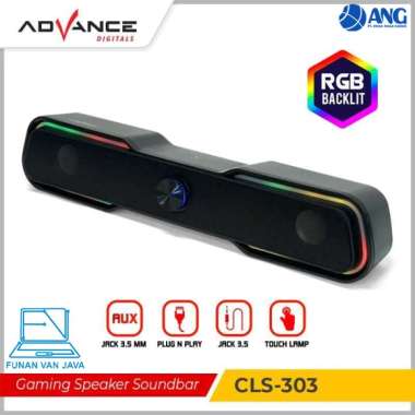 Advance CLS-303 Gaming Speaker Soundbar RGB Backlit/Speaker