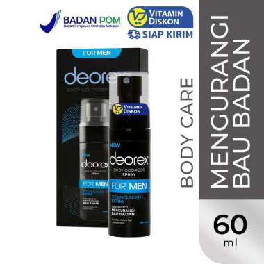 DEOREX BODY ODORIZER SPRAY FOR MEN 60ML