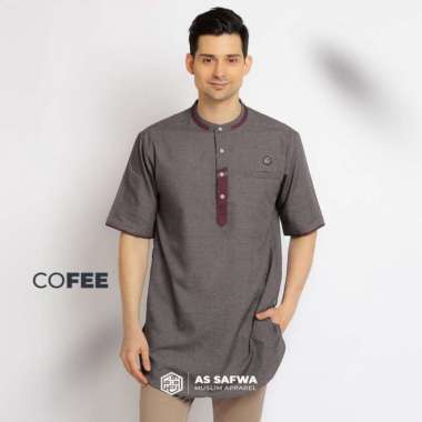 baju Koko kurta muslim modern as-safwa fayez Multivariasi Multicolor