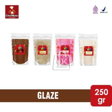 Chefmate Glaze Aneka Rasa / Topping Kue (Repack 250 gr) Vanilla