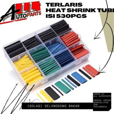 Isolasi Bakar Heat Shrink Tube Selongsong Bakar insulator Selang 530pc